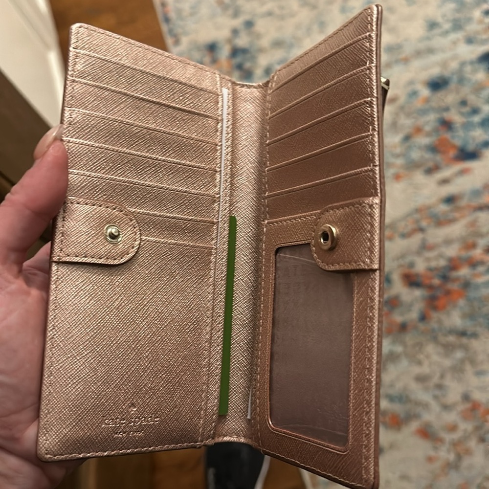 Kate Spade Rose Color Wallet - Picture 3 of 4